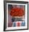 Untitled - Red Floral Arrangement II-Jennifer Carlton-Framed Collectable Print