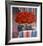 Untitled - Red Floral Arrangement II-Jennifer Carlton-Framed Collectable Print