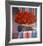 Untitled - Red Floral Arrangement II-Jennifer Carlton-Framed Collectable Print