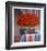 Untitled - Red Floral Arrangement II-Jennifer Carlton-Framed Collectable Print