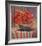 Untitled - Red Floral Arrangement-Jennifer Carlton-Framed Collectable Print