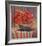 Untitled - Red Floral Arrangement-Jennifer Carlton-Framed Collectable Print