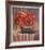 Untitled - Red Floral Arrangement-Jennifer Carlton-Framed Collectable Print