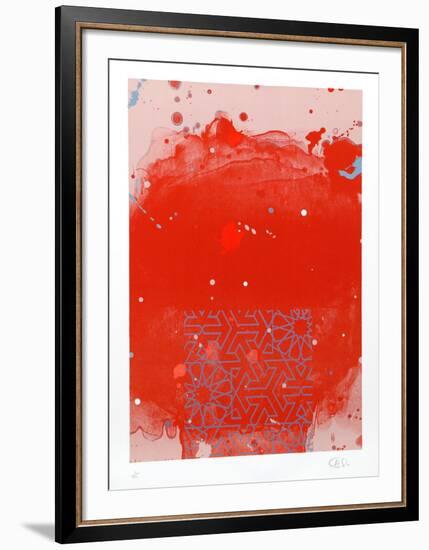 Untitled (Red)-Hong Hao-Framed Limited Edition