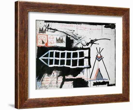 Untitled (Samo, New York)-Jean-Michel Basquiat-Framed Giclee Print