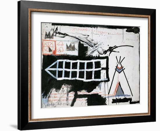 Untitled (Samo, New York)-Jean-Michel Basquiat-Framed Giclee Print