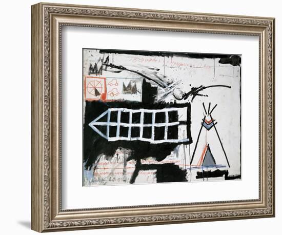 Untitled (Samo, New York)-Jean-Michel Basquiat-Framed Giclee Print