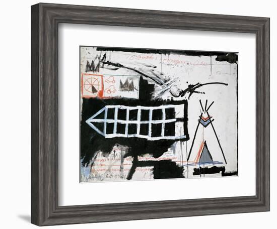 Untitled (Samo, New York)-Jean-Michel Basquiat-Framed Giclee Print