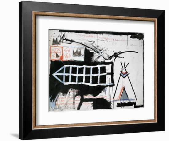 Untitled (Samo, New York)-Jean-Michel Basquiat-Framed Giclee Print