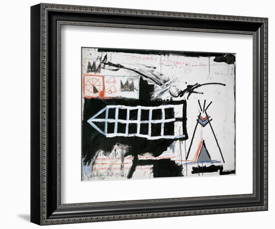 Untitled (Samo, New York)-Jean-Michel Basquiat-Framed Giclee Print