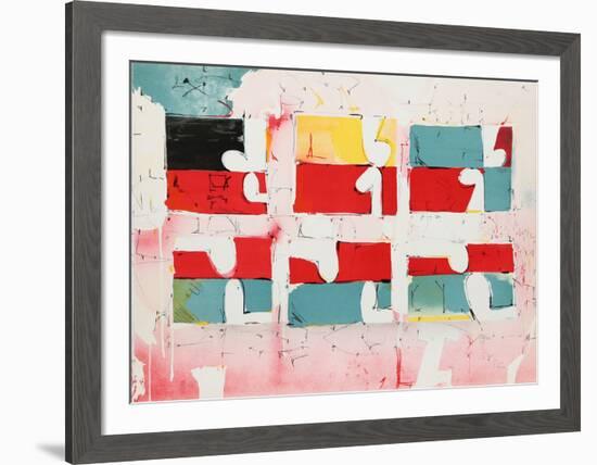 Untitled - Six Rectangles-Dimitri Petrov-Framed Limited Edition