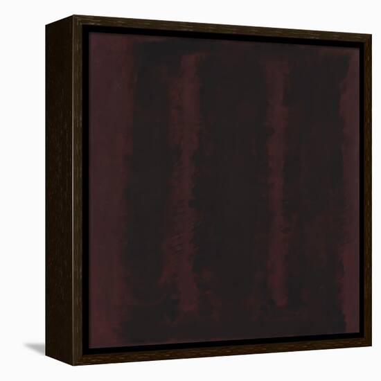 Untitled {Sketch for Mural/ Black on Maroon} [Seagram Mural Sketch]-Mark Rothko-Framed Premier Image Canvas