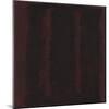 Untitled {Sketch for Mural/ Black on Maroon} [Seagram Mural Sketch]-Mark Rothko-Mounted Giclee Print