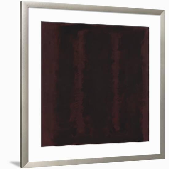 Untitled {Sketch for Mural/ Black on Maroon} [Seagram Mural Sketch]-Mark Rothko-Framed Giclee Print