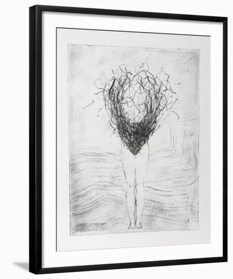 Untitled - Swimmer-Donald Saff-Framed Collectable Print