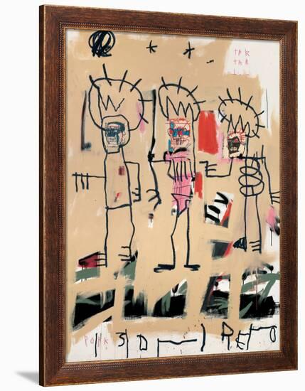 Untitled (Three Kings)-Jean-Michel Basquiat-Framed Giclee Print