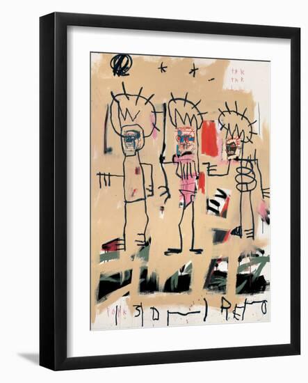 Untitled (Three Kings)-Jean-Michel Basquiat-Framed Giclee Print