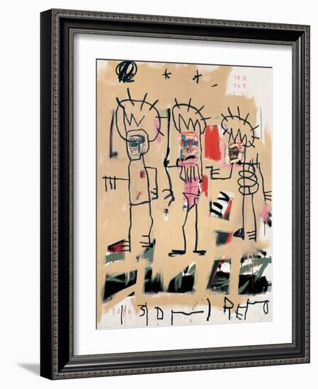 Untitled (Three Kings)-Jean-Michel Basquiat-Framed Giclee Print