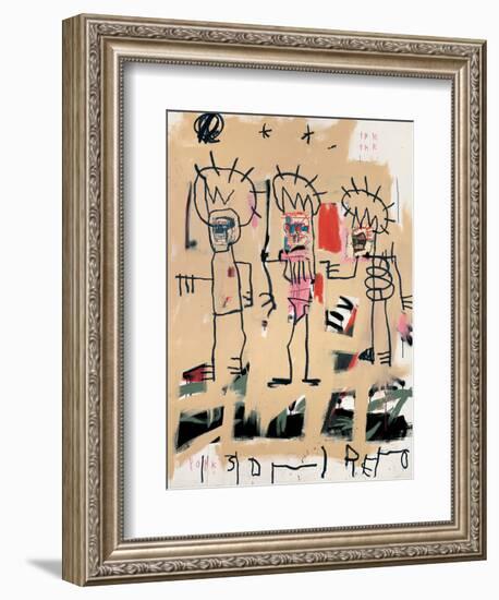 Untitled (Three Kings)-Jean-Michel Basquiat-Framed Giclee Print