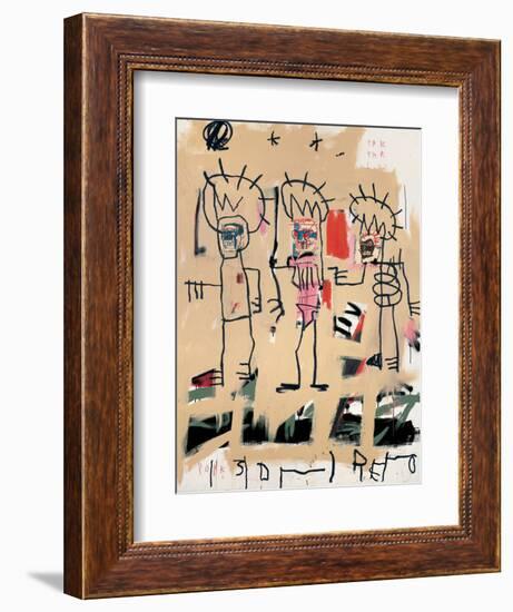 Untitled (Three Kings)-Jean-Michel Basquiat-Framed Giclee Print