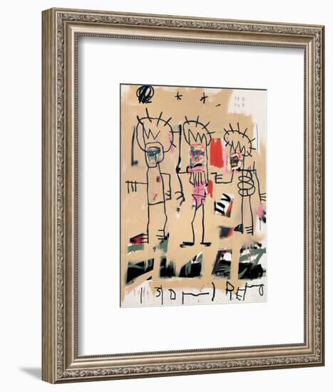 Untitled (Three Kings)-Jean-Michel Basquiat-Framed Giclee Print