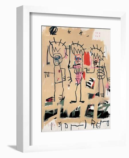 Untitled (Three Kings)-Jean-Michel Basquiat-Framed Giclee Print