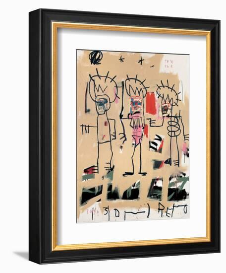 Untitled (Three Kings)-Jean-Michel Basquiat-Framed Giclee Print