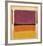 Untitled (Violet, Black, Orange, Yellow on White and Red), 1949-Mark Rothko-Framed Art Print