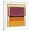 Untitled (Violet, Black, Orange, Yellow on White and Red), 1949-Mark Rothko-Framed Art Print