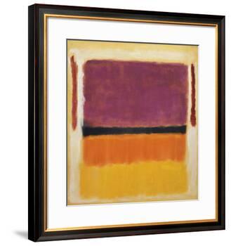 Untitled (Violet, Black, Orange, Yellow on White and Red), 1949-Mark Rothko-Framed Art Print