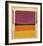 Untitled (Violet, Black, Orange, Yellow on White and Red), 1949-Mark Rothko-Framed Art Print