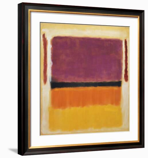 Untitled (Violet, Black, Orange, Yellow on White and Red), 1949-Mark Rothko-Framed Art Print