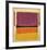 Untitled (Violet, Black, Orange, Yellow on White and Red), 1949-Mark Rothko-Framed Art Print