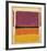 Untitled (Violet, Black, Orange, Yellow on White and Red), 1949-Mark Rothko-Framed Art Print