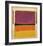 Untitled (Violet, Black, Orange, Yellow on White and Red), 1949-Mark Rothko-Framed Art Print