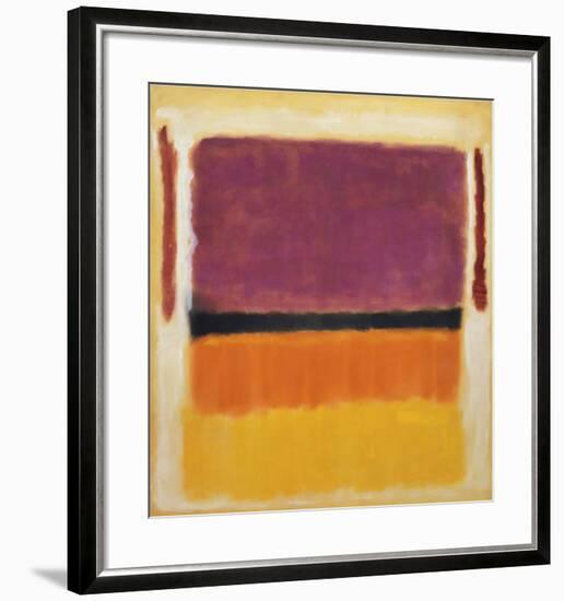 Untitled (Violet, Black, Orange, Yellow on White and Red), 1949-Mark Rothko-Framed Art Print