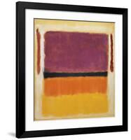 Untitled (Violet, Black, Orange, Yellow on White and Red), 1949-Mark Rothko-Framed Art Print