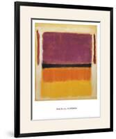 Untitled (Violet, Black, Orange, Yellow on White and Red), 1949-Mark Rothko-Framed Art Print