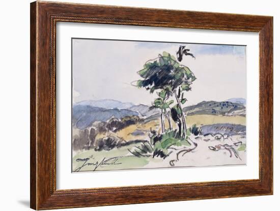 Untitled (W/C and Charcoal on Paper)-Johan-Barthold Jongkind-Framed Giclee Print