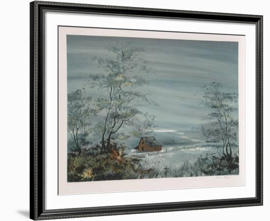 Untitled - Winter Landscape I-Bernard Charoy-Framed Collectable Print