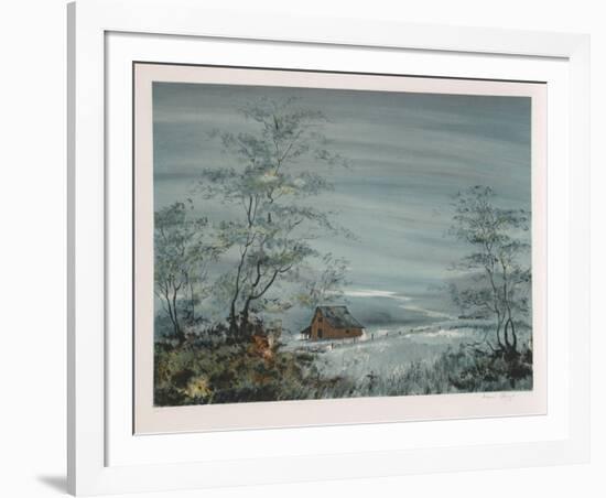 Untitled - Winter Landscape I-Bernard Charoy-Framed Collectable Print