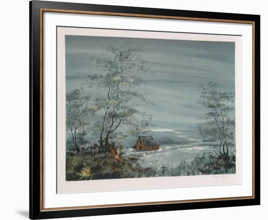 Untitled - Winter Landscape I-Bernard Charoy-Framed Collectable Print