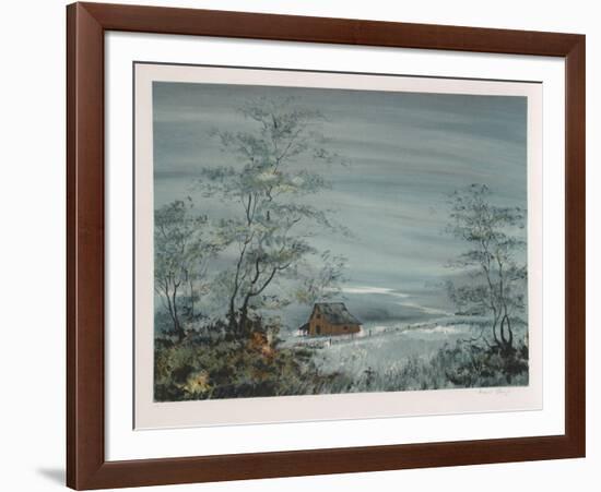 Untitled - Winter Landscape I-Bernard Charoy-Framed Collectable Print