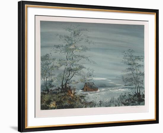 Untitled - Winter Landscape I-Bernard Charoy-Framed Collectable Print