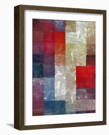 untitled with red,2017-Alex Caminker-Framed Giclee Print