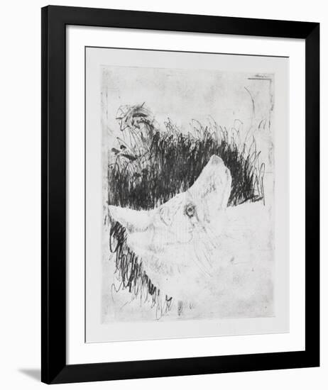 Untitled - Wolf Man-Donald Saff-Framed Collectable Print