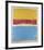 Untitled (Yellow, Red and Blue), c.1953-Mark Rothko-Framed Art Print