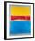 Untitled (Yellow, Red and Blue)-Mark Rothko-Framed Art Print