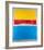 Untitled (Yellow, Red and Blue)-Mark Rothko-Framed Art Print