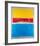 Untitled (Yellow, Red and Blue)-Mark Rothko-Framed Art Print